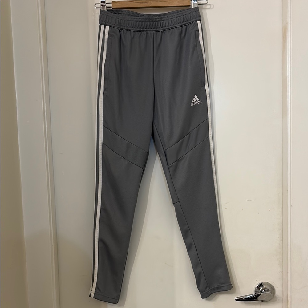 Adidas Kids Gray Track Pants | Size M | 11-12Y
